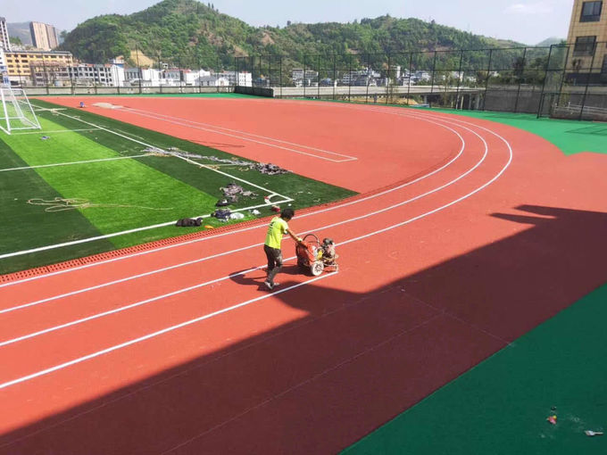 Ολυμπιακά επαγγελματικά συνθετικά αθλητικά τρέχοντας υλικά 16 επιφάνειας διαδρομής σταδίων Suppying εργοστασίων